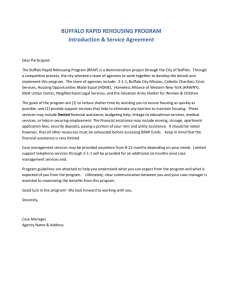 brap-intro letter - Homeless Alliance of WNY
