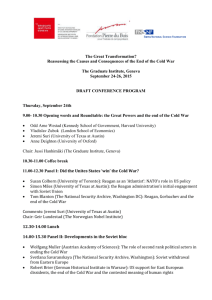 CW Conference Draft Programme 22.05.15