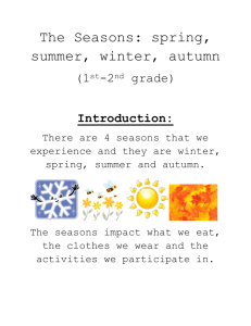 The Seasons - WordPress.com