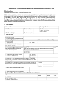 Funding Expression of Interest Form
