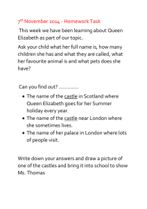 Homework task - Queen Elizabeth