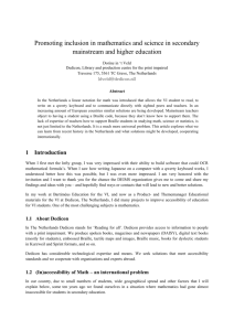 Promoting inclusion in mathematics and science in secondary