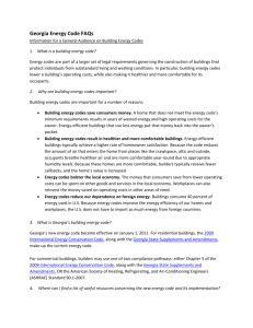 Residential Energy Code FAQ 3 1 2011