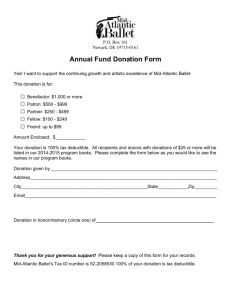 Annual Fund Donation Form - Mid