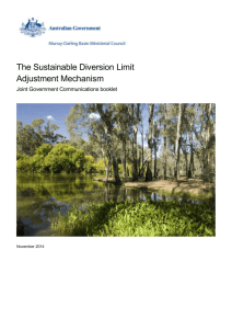The Sustainable Diversion Limit Adjustment Mechanism (DOCX