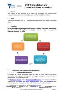 OHS Consultation and Communication Procedure (docx