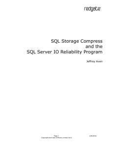 SQL Storage