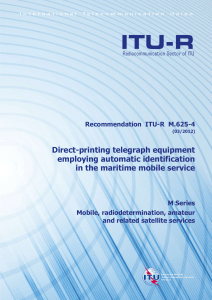 RECOMMENDATION ITU-R M.625-4* - Direct