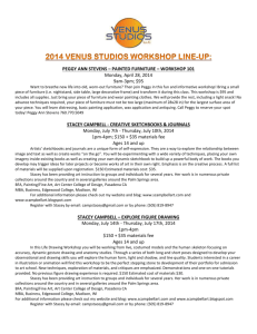 2014 venus studios workshop line-up