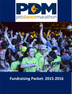 PDM 2016 Fundraising Packet