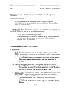 1. Block Form