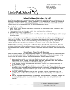 Contemporary Letter - Lakeside Union School District
