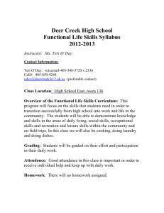 Life Skills 12-13 - Deer Creek Schools