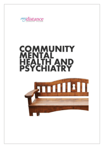 Mental Health and Psychiatry - My Distance Learning College