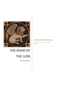The Roar of the lion