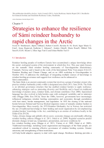 This publication should be cited as: Arctic Council (2013). Arctic