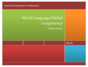 World Language/Global Competency