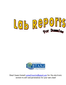 Lab Report for Dummies