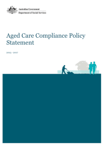 Aged Care Compliance Policy Statement