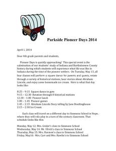 Parkside Pioneer Days 2014