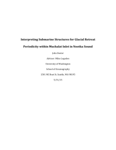 Interpreting Submarine Structures for Glacial Retreat Periodicity