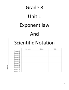 Unit 1 notes