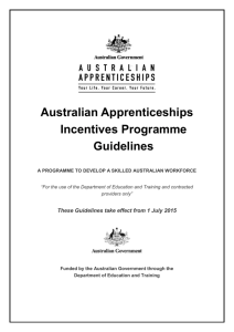 DOCX file of Australian Apprenticeships Incentives