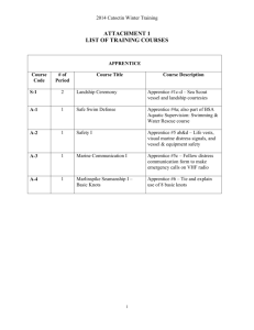 attachment 1 list of training courses