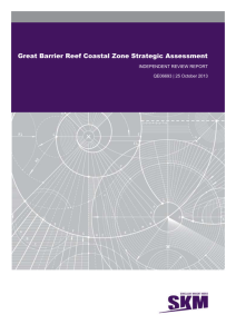 Great Barrier Reef Coastal Zone Strategic Assessment Independent