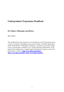 Postgraduate Programme Handbook