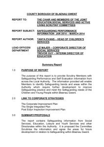 (Attachment: 1)Report (33K/bytes) - Blaenau Gwent County Borough