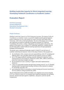 Evaluation Report - Academic Leadership