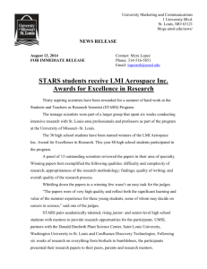 2014 LMI Aerospace Award Winner List - University of Missouri