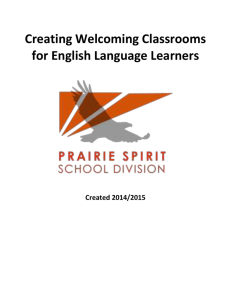Creating Welcoming Classrooms