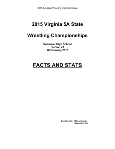 facts and stats - Central Region Wrestling