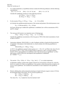 Chem 1B Fa2015 Test Review #1