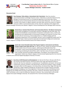 Meet your Panelists! - University of Windsor