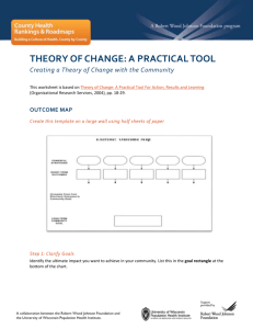 Theory of Change worksheet
