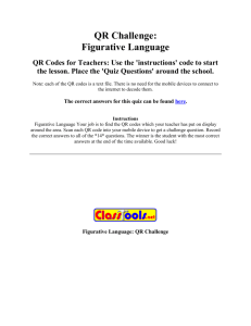 QR Challenge: Figurative Language