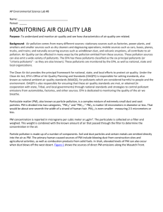 monitoring air quality lab