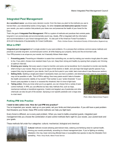 Integrated Pest Management - Maine Tree Farm Committee