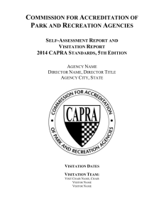 Standard - National Recreation and Park Association