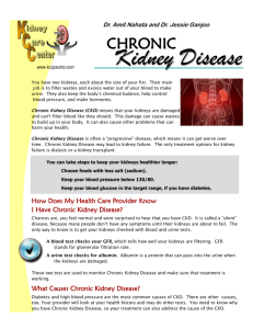 chronic kidney disease treatment