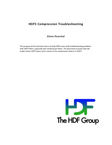 TechNote - HDF5 Compression Troubleshooting