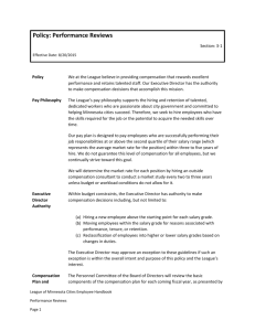 Policy: Performance Reviews - League of Minnesota Cities