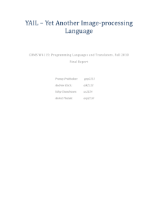 YAIL: Yet Another Image-processing Language - eee