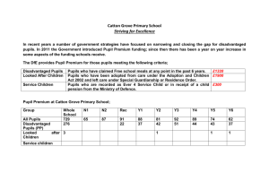 PP action Plan 2015 16 - Catton Grove Primary School