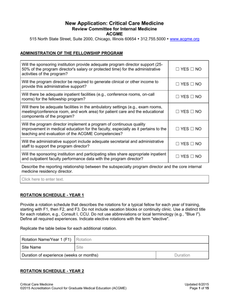 Critical Care Medicine