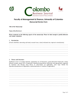 manuscript colombo bisiness mgmt