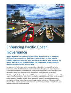 Enhancing Pacific Ocean Governance
